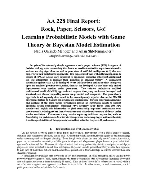 rock paper scissors statistics|AA 228 Final Report: Rock, Paper, Scissors, Go!.